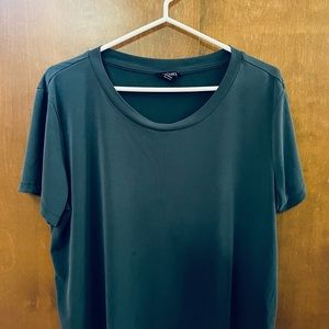 Monki Jolina t-shirt co-ord in dark green